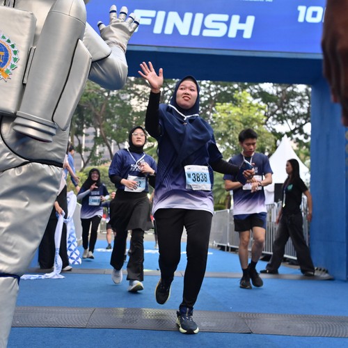 Race photo from KEMLU RUN 2026