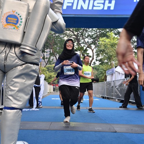 Race photo from KEMLU RUN 2026
