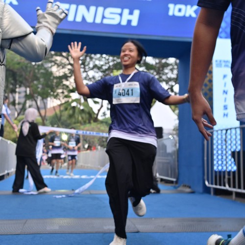 Race photo from KEMLU RUN 2026