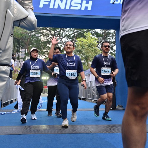 Race photo from KEMLU RUN 2026