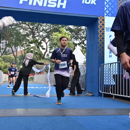 Race photo from KEMLU RUN 2026