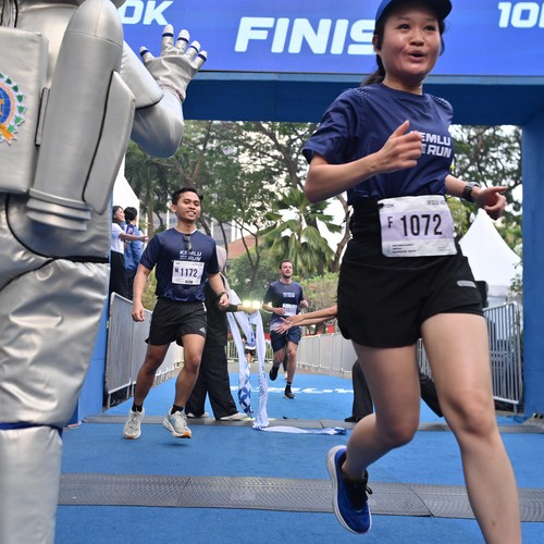 Race photo from KEMLU RUN 2026