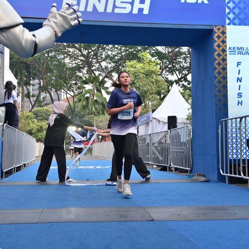 Race photo from KEMLU RUN 2026