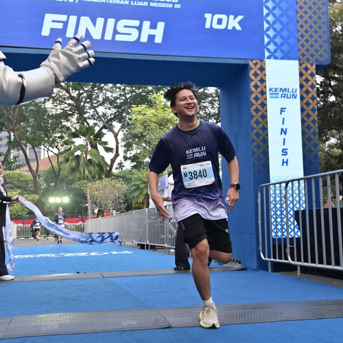 Race photo from KEMLU RUN 2026