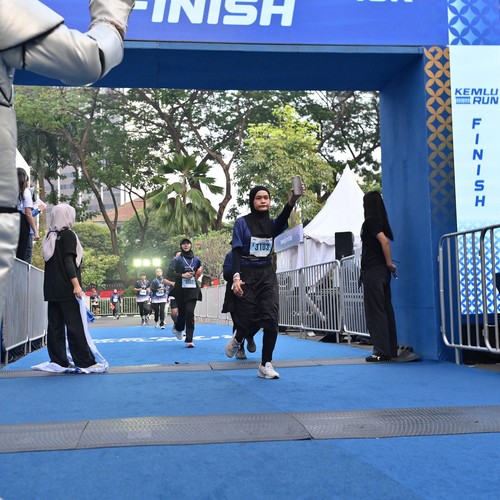 Race photo from KEMLU RUN 2026