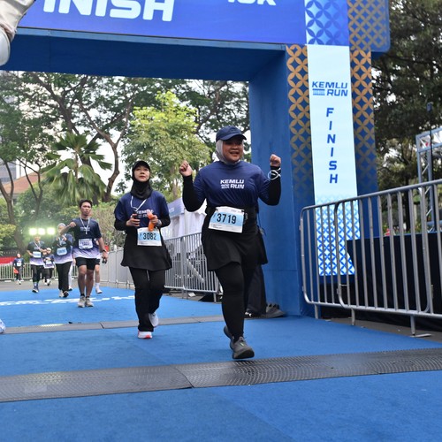 Race photo from KEMLU RUN 2026