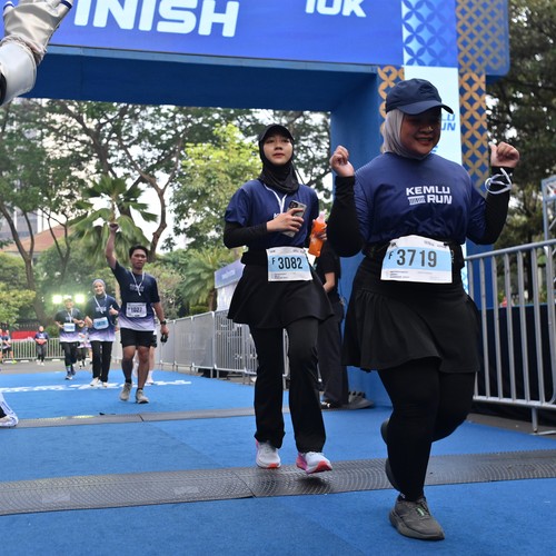 Race photo from KEMLU RUN 2026