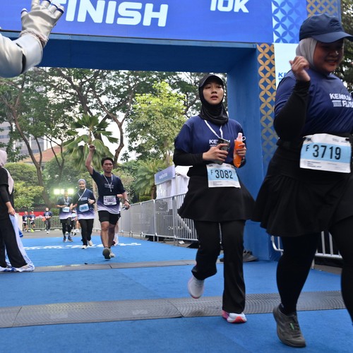 Race photo from KEMLU RUN 2026
