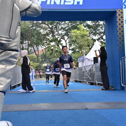 Race photo from KEMLU RUN 2026