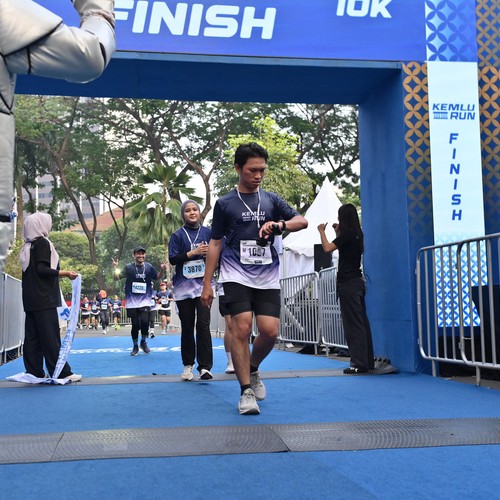 Race photo from KEMLU RUN 2026