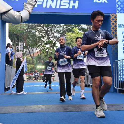 Race photo from KEMLU RUN 2026