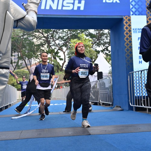 Race photo from KEMLU RUN 2026
