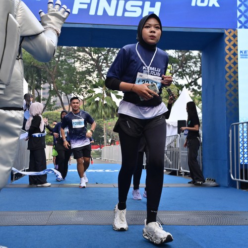 Race photo from KEMLU RUN 2026
