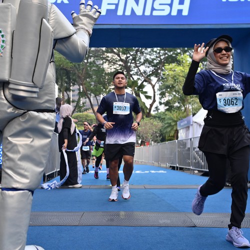 Race photo from KEMLU RUN 2026
