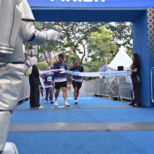 Race photo from KEMLU RUN 2026