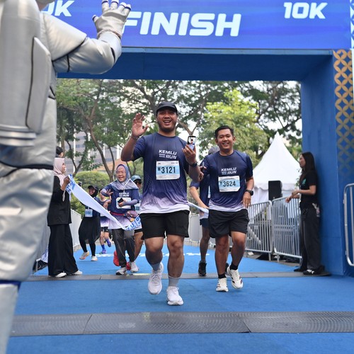 Race photo from KEMLU RUN 2026