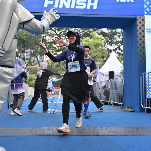 Race photo from KEMLU RUN 2026
