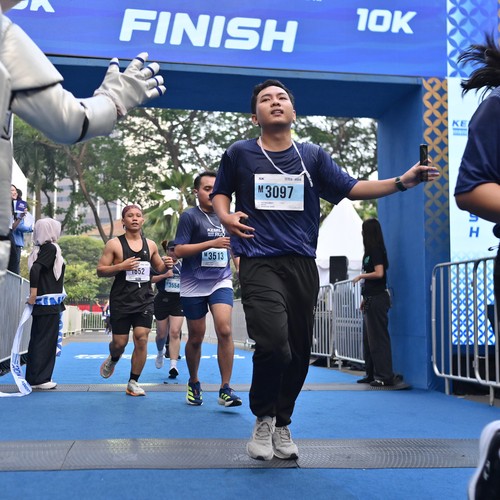Race photo from KEMLU RUN 2026