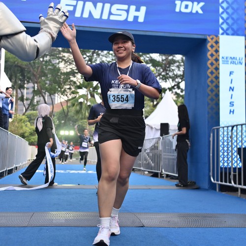Race photo from KEMLU RUN 2026