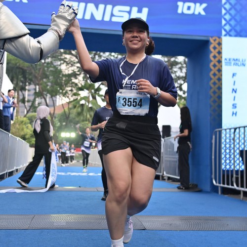 Race photo from KEMLU RUN 2026
