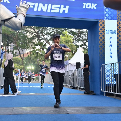 Race photo from KEMLU RUN 2026