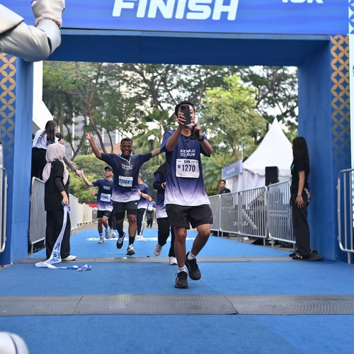 Race photo from KEMLU RUN 2026