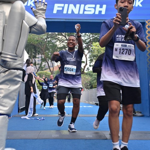 Race photo from KEMLU RUN 2026