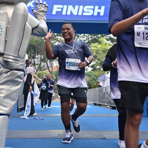 Race photo from KEMLU RUN 2026