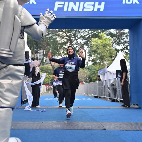 Race photo from KEMLU RUN 2026