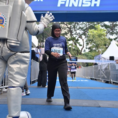 Race photo from KEMLU RUN 2026