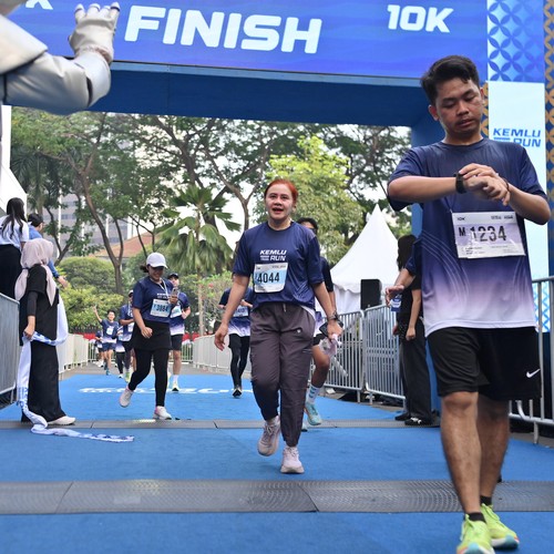Race photo from KEMLU RUN 2026