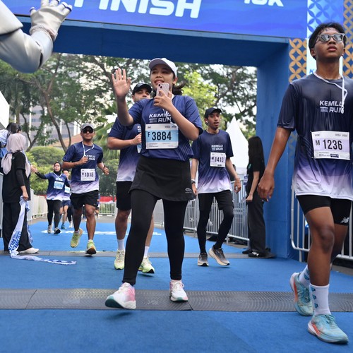 Race photo from KEMLU RUN 2026