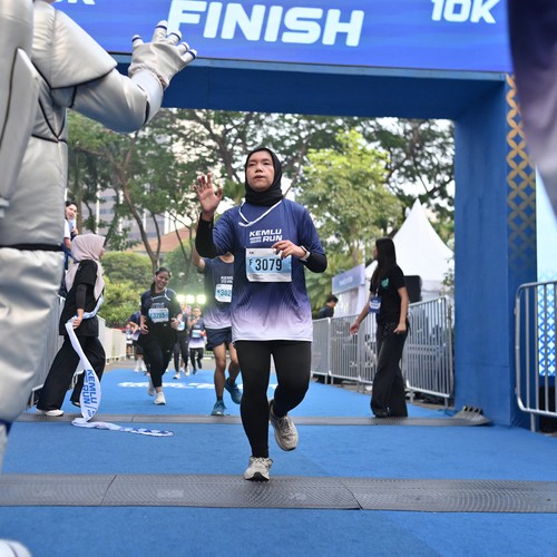 Race photo from KEMLU RUN 2026