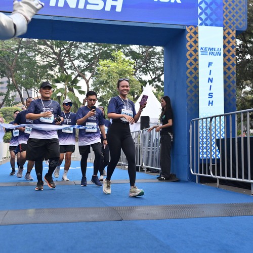 Race photo from KEMLU RUN 2026