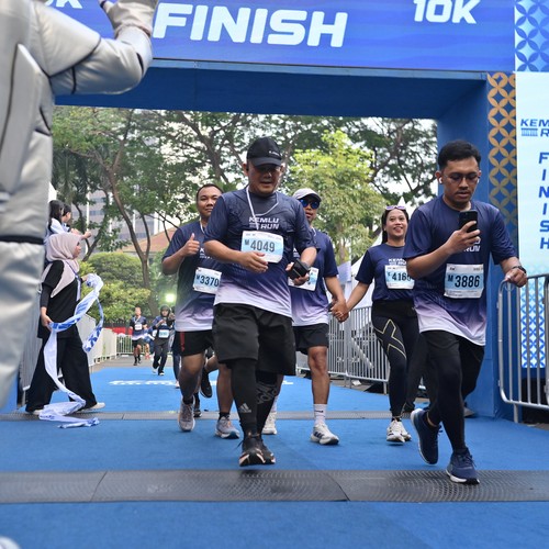 Race photo from KEMLU RUN 2026