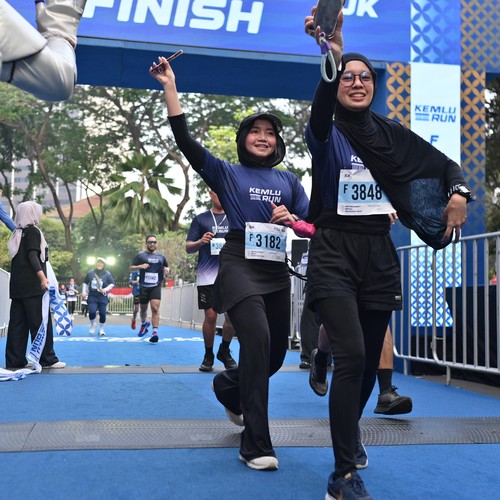 Race photo from KEMLU RUN 2026