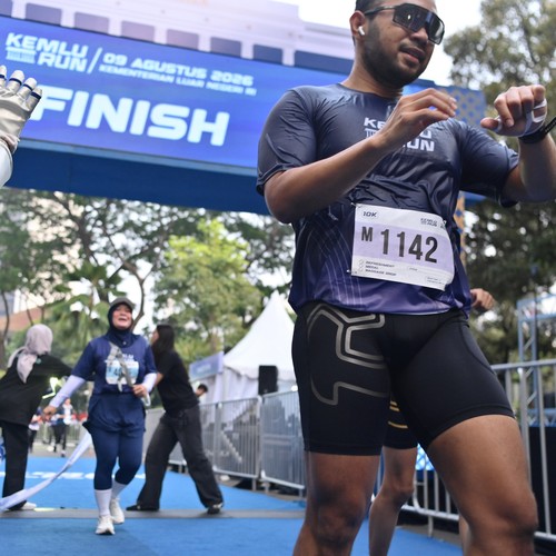Race photo from KEMLU RUN 2026
