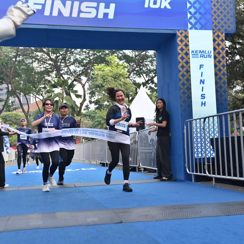 Race photo from KEMLU RUN 2026