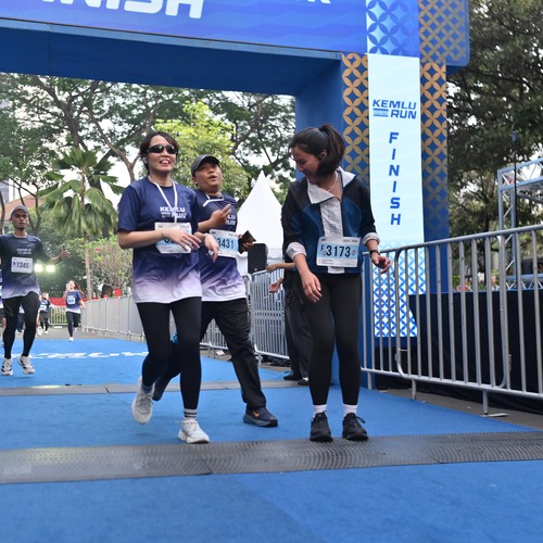 Race photo from KEMLU RUN 2026