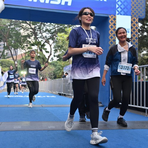 Race photo from KEMLU RUN 2026