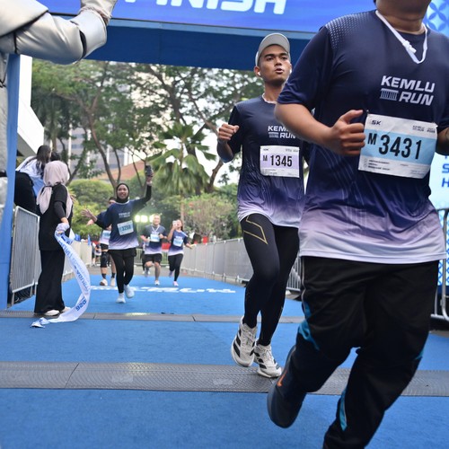 Race photo from KEMLU RUN 2026