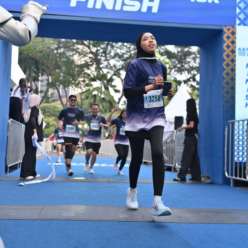 Race photo from KEMLU RUN 2026
