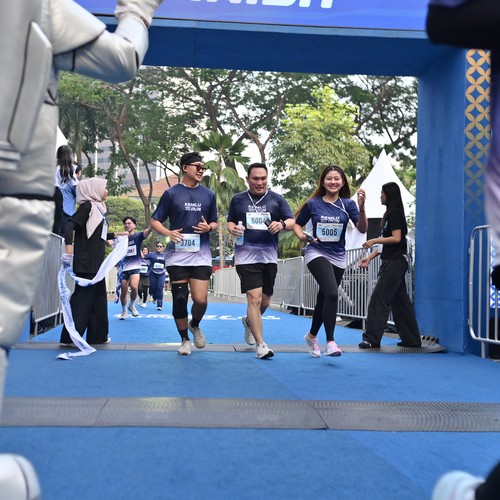 Race photo from KEMLU RUN 2026