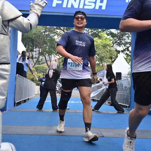 Race photo from KEMLU RUN 2026