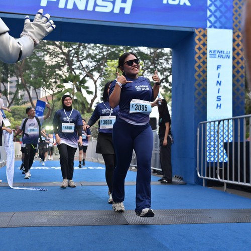 Race photo from KEMLU RUN 2026