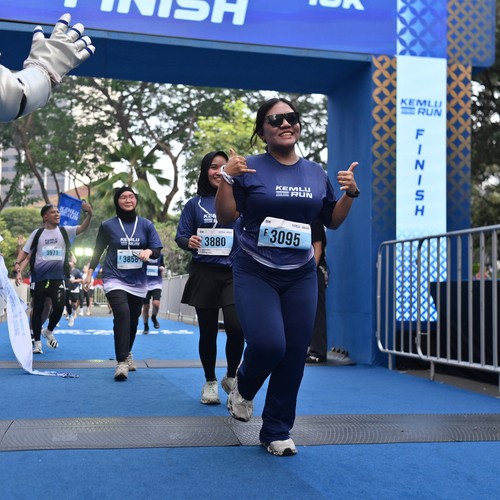 Race photo from KEMLU RUN 2026