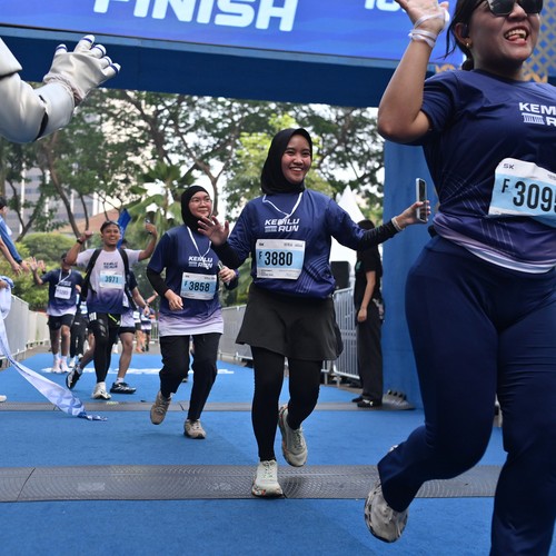 Race photo from KEMLU RUN 2026