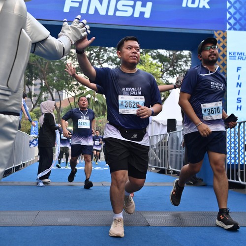 Race photo from KEMLU RUN 2026