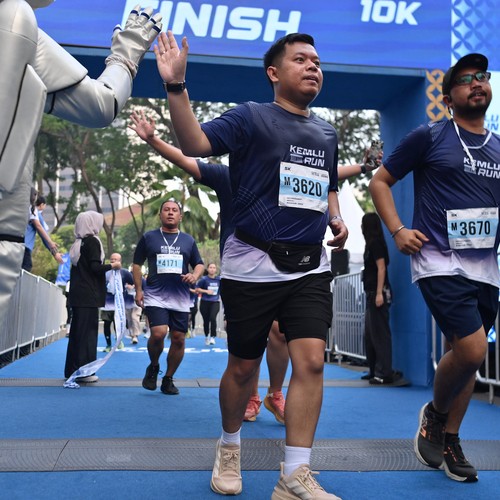 Race photo from KEMLU RUN 2026