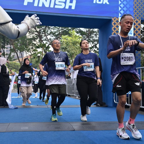 Race photo from KEMLU RUN 2026